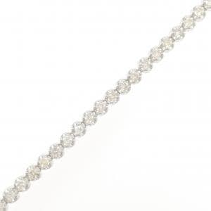 K18WG ダイヤモンド ブレスレット 2.00CT
