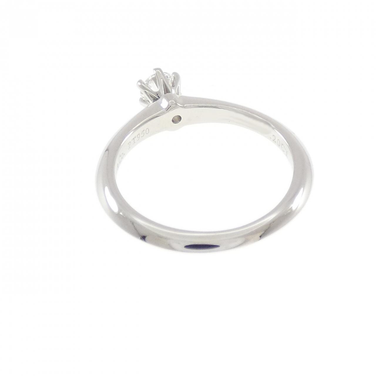 ティファニー クラシックソリティア リング 0.20CT