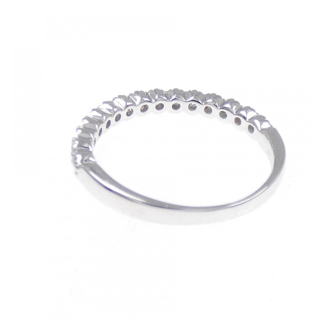 K10WG ダイヤモンド ピンキー リング 0.19CT