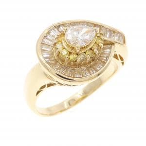 K18YG ダイヤモンド リング 0.28CT
