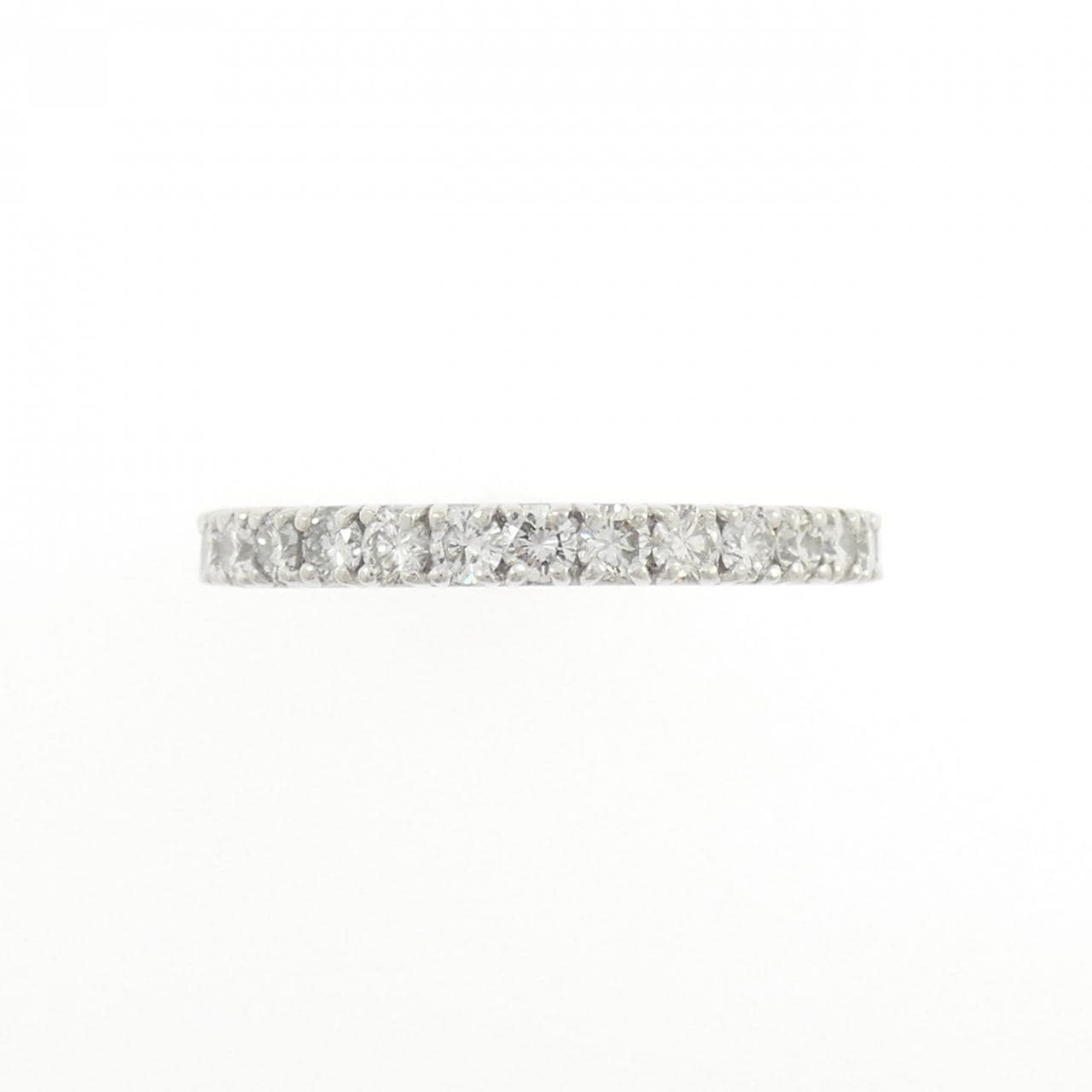 PT900 ハーフエタニティ ダイヤモンド リング 1.00CT