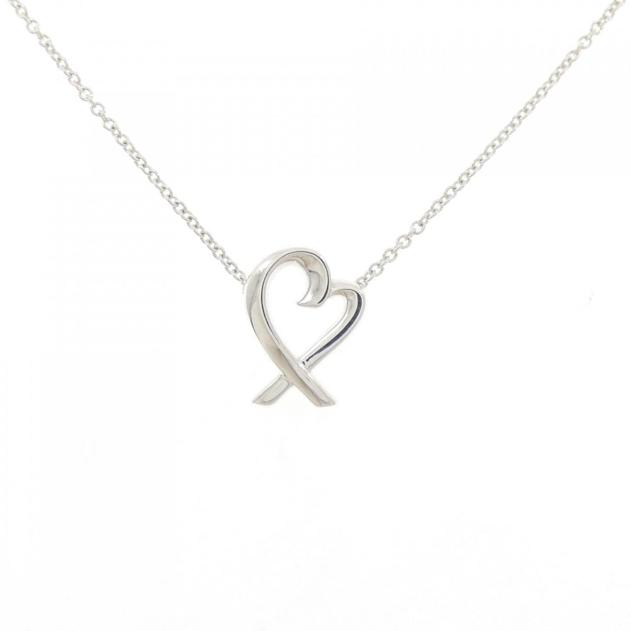 ティファニー ラビングハート ネックレス