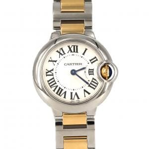 カルティエ バロンブルーSM コンビ W69007Z3/W2BB0010 SSxYG クォーツ
