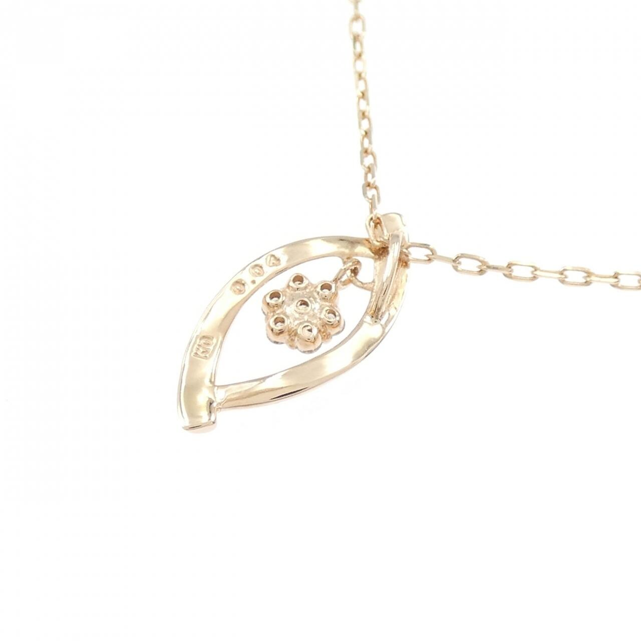 K10PG ダイヤモンド ネックレス 0.04CT