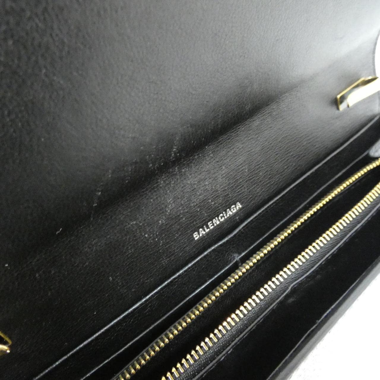 バレンシアガ 593784 1IZIM チェーンウォレット