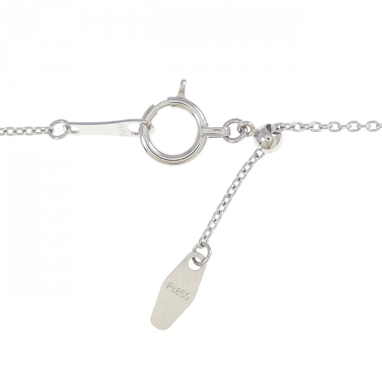 【リメイク】PT900/PT850 ダイヤモンド ネックレス 1.018CT E I1 VG