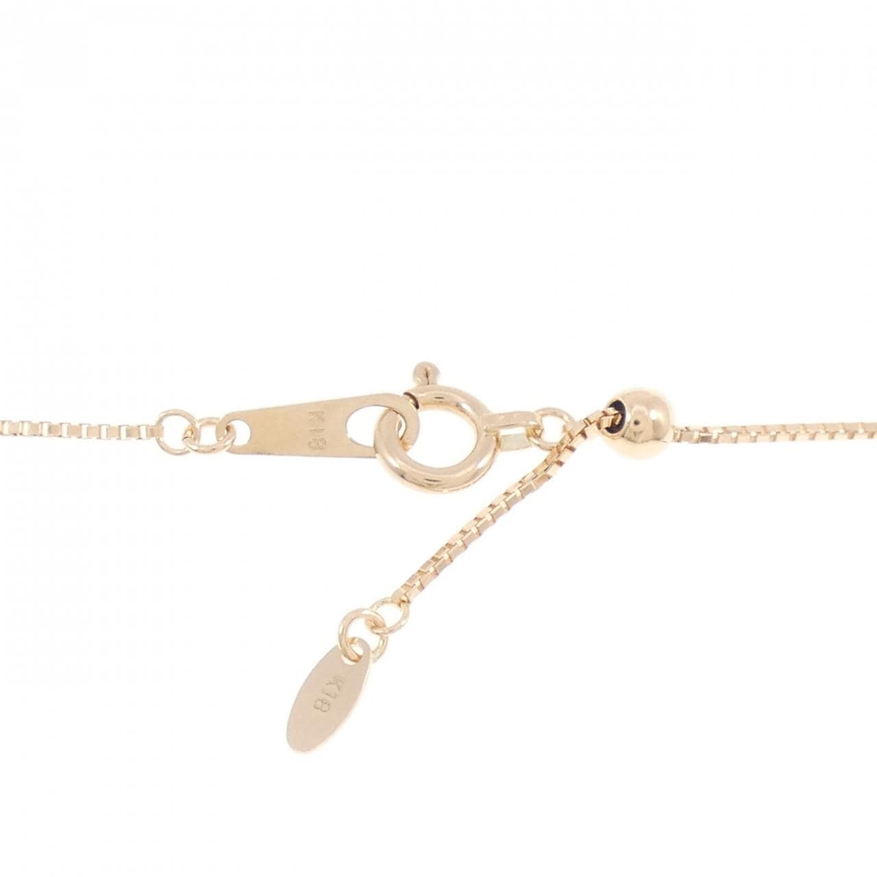 K18PG ダイヤモンド ネックレス 0.50CT