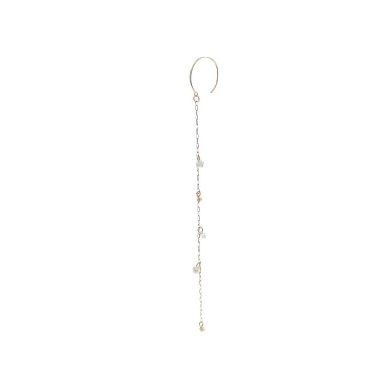 アーカー ビンドゥサリー ピアス 0.09CT 片耳