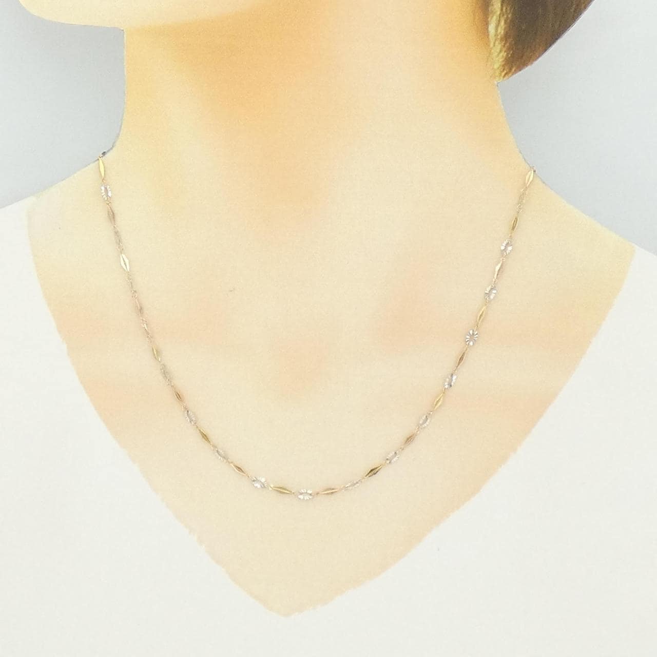 750スリーカラー ネックレス