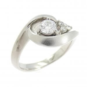 K18WG ダイヤモンド リング 0.20CT