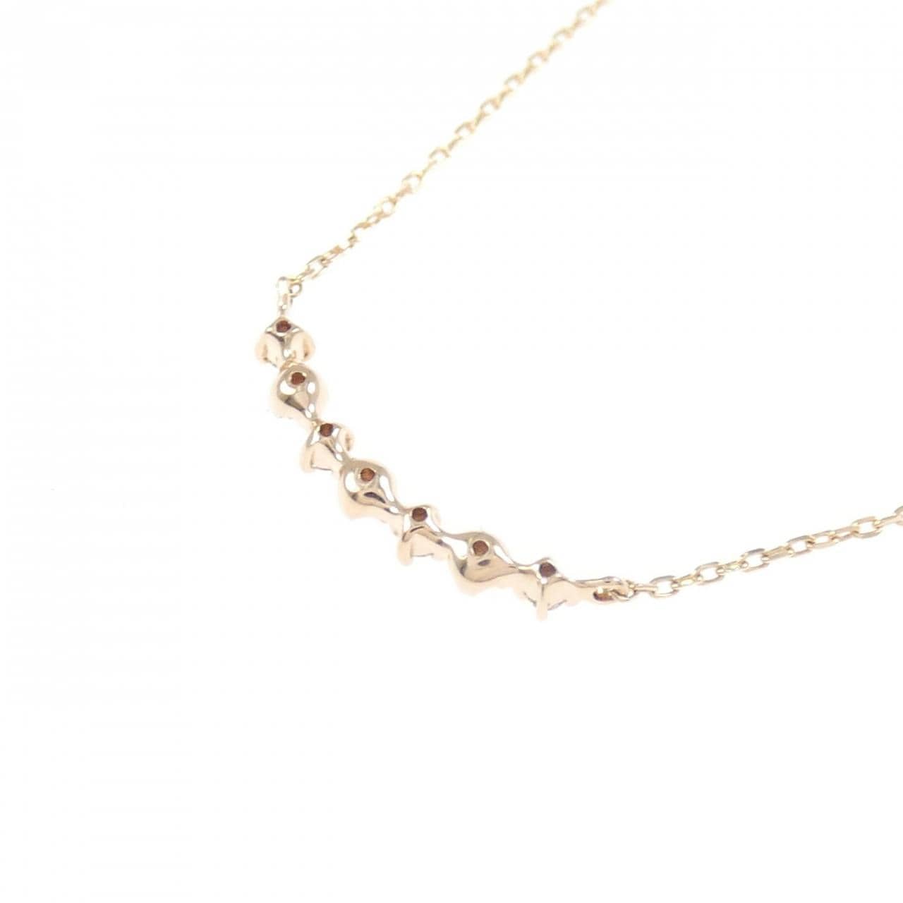 K10PG ダイヤモンド ネックレス 0.04CT