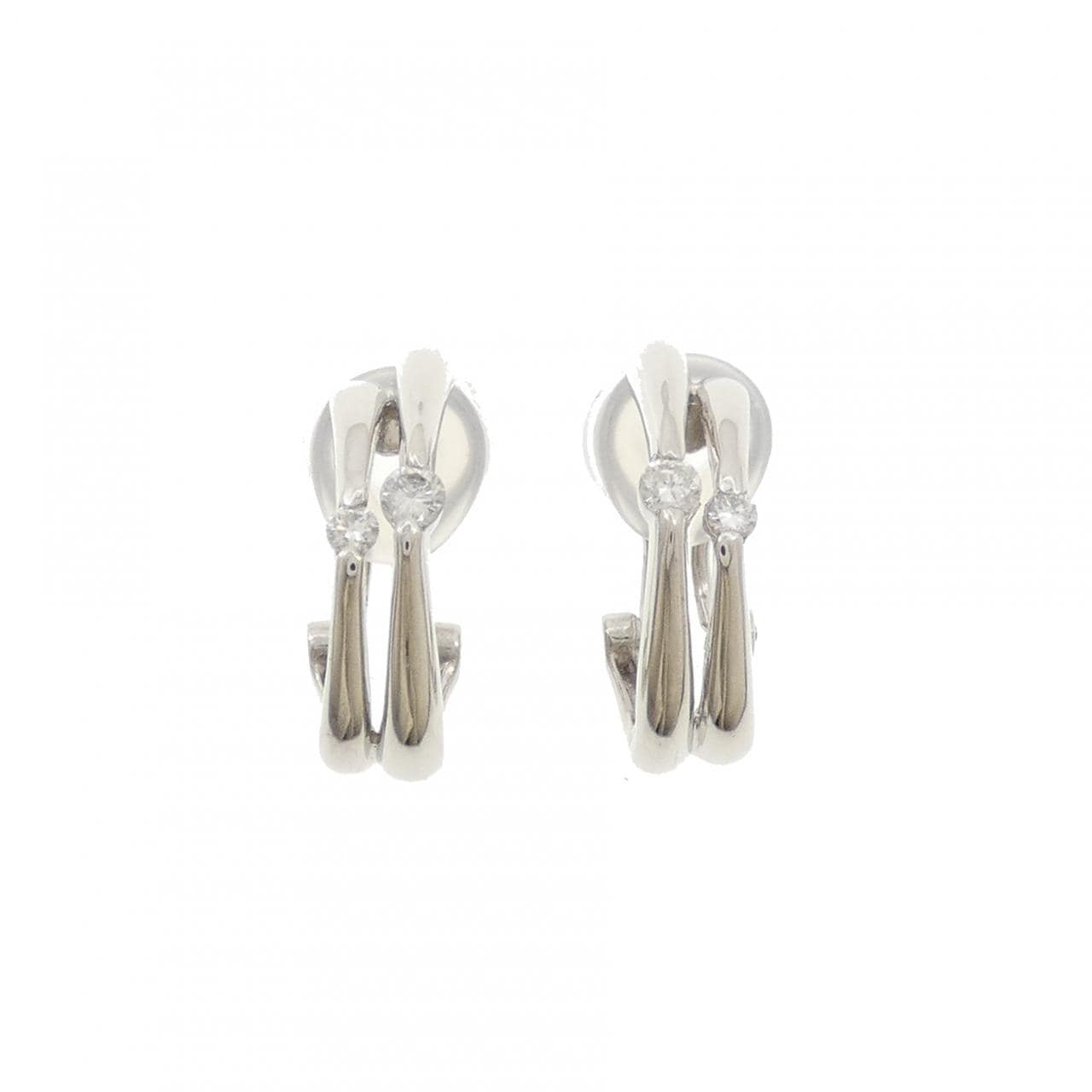 PT900 ダイヤモンド イヤリング 0.20CT