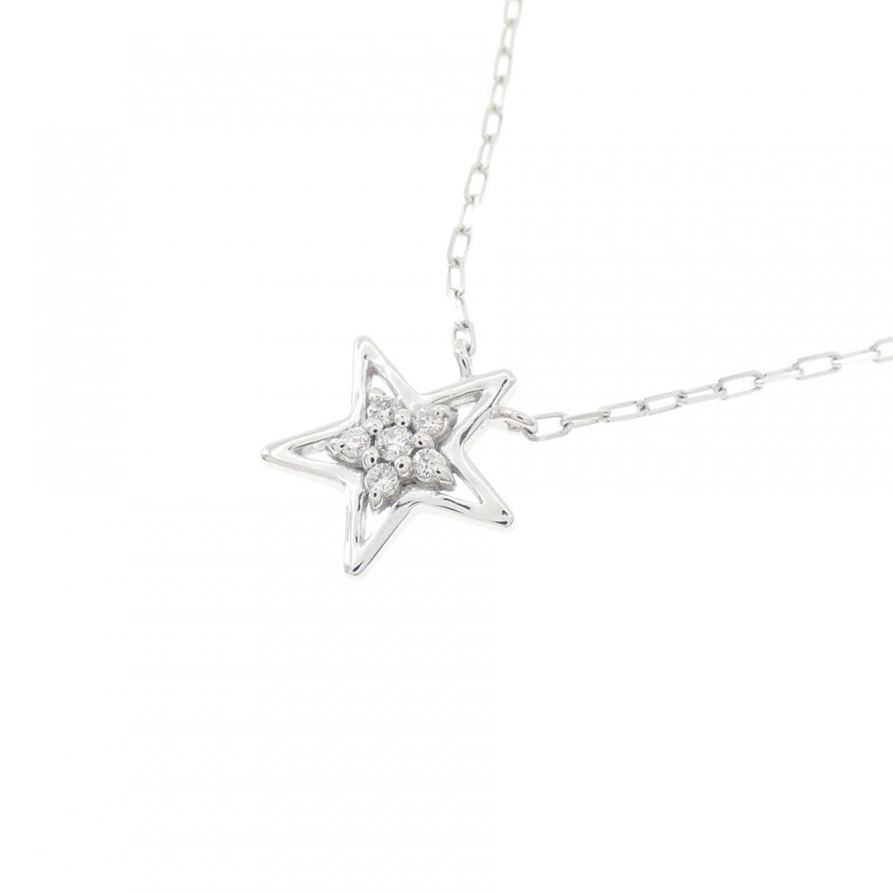スタージュエリー ダイヤモンド ネックレス 0.02CT