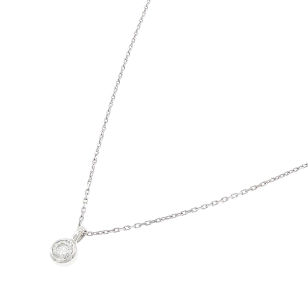 PT900/PM850 ソリティア ダイヤモンド ネックレス 0.438CT