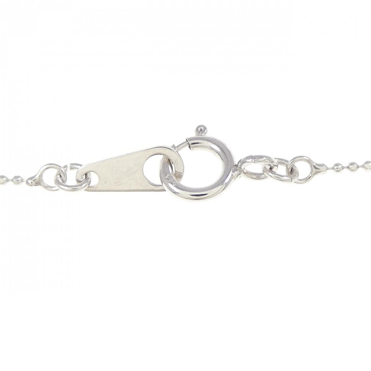K14WG クロス ダイヤモンド ネックレス 0.20CT