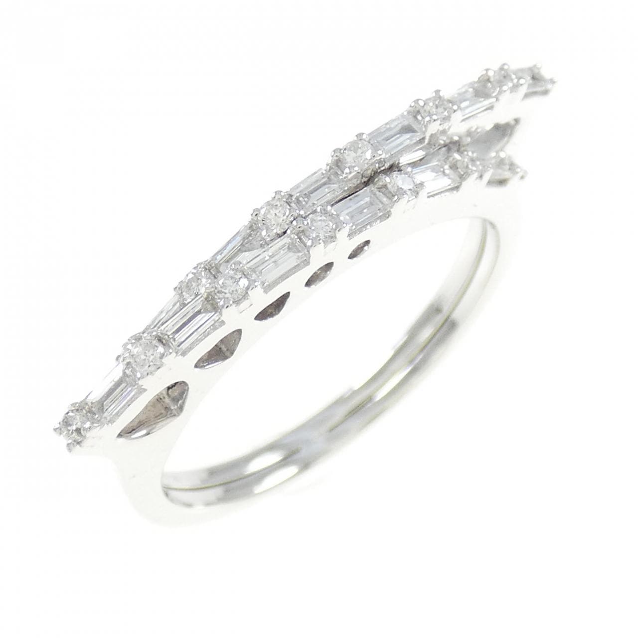 K18WG ダイヤモンド リング 0.30CT