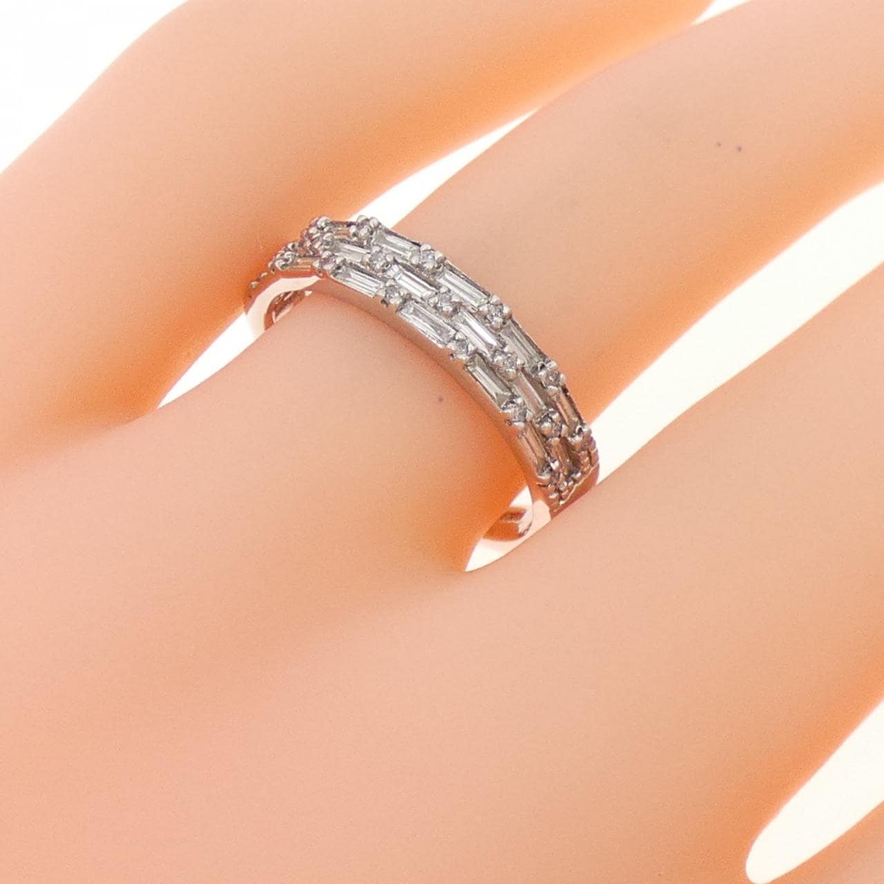 PT950 ダイヤモンド リング 0.38CT