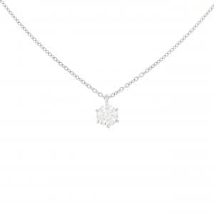 【リメイク】PT900/PT850 ダイヤモンド ネックレス 0.261CT F SI1 EXT H&C