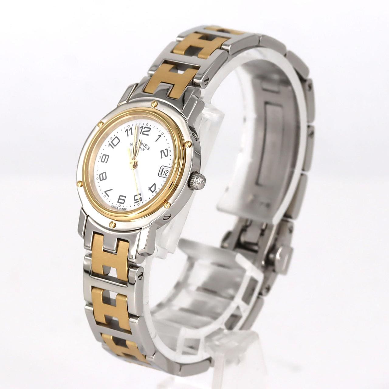 エルメス クリッパー コンビ CL4.220 SSxGP クォーツ