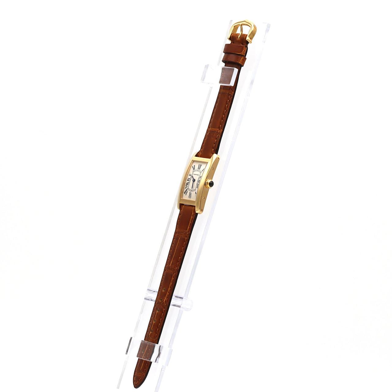 カルティエ タンクアメリカンSM YG W2601556 YG クォーツ