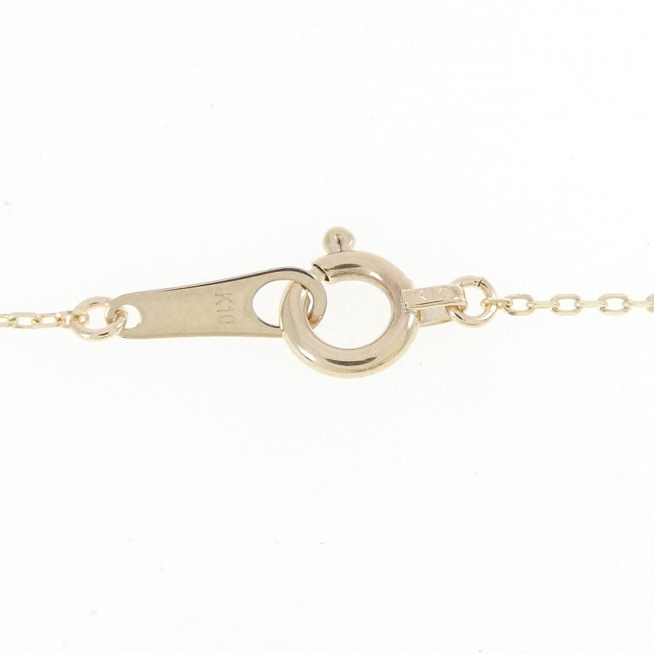 【リメイク】K10YG ホースシュー ダイヤモンド ネックレス 0.20CT