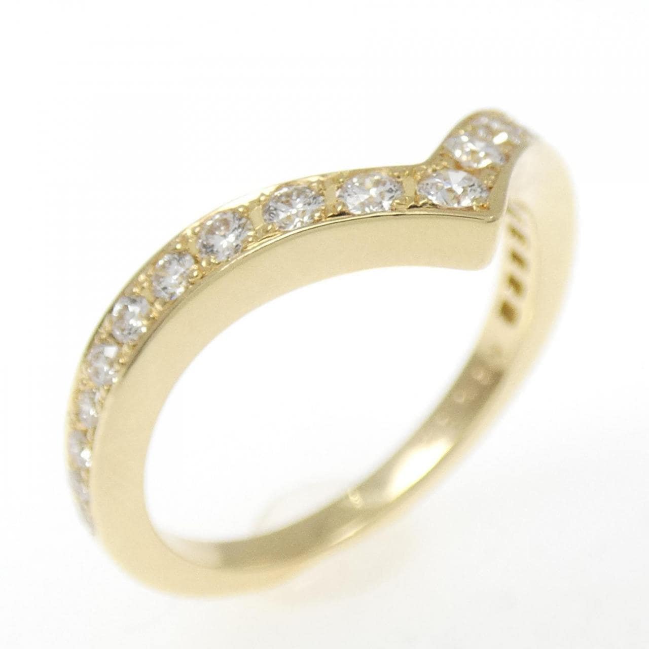 K18YG ダイヤモンド リング 0.34CT