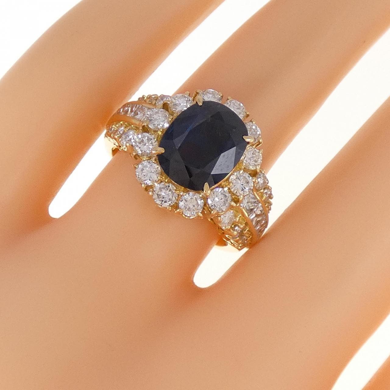K18YG藍寶石3.20CT