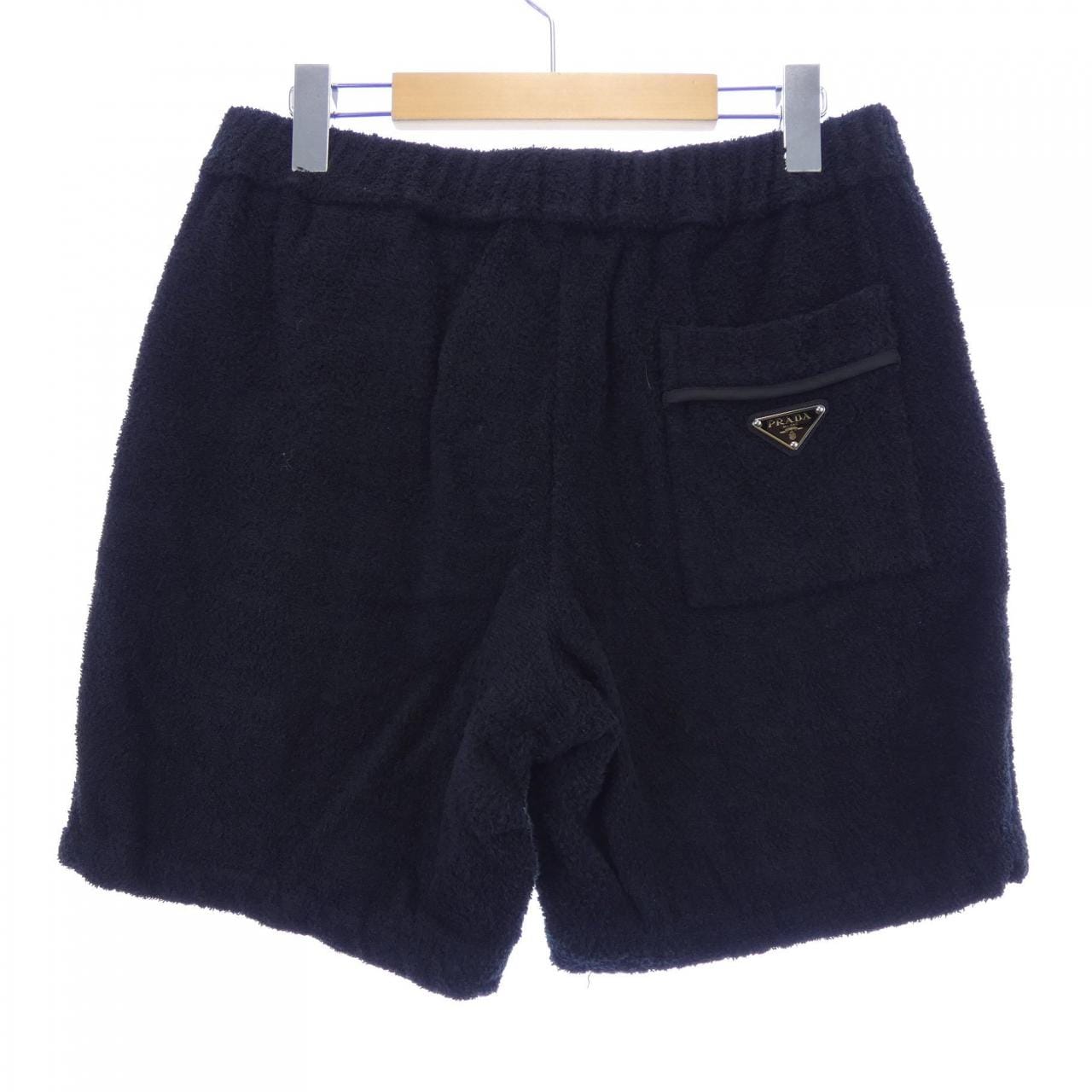 プラダ PRADA トライアングルロゴ コットンテリーショートパンツ SPH154 S212 1ZR3 ショートパンツ