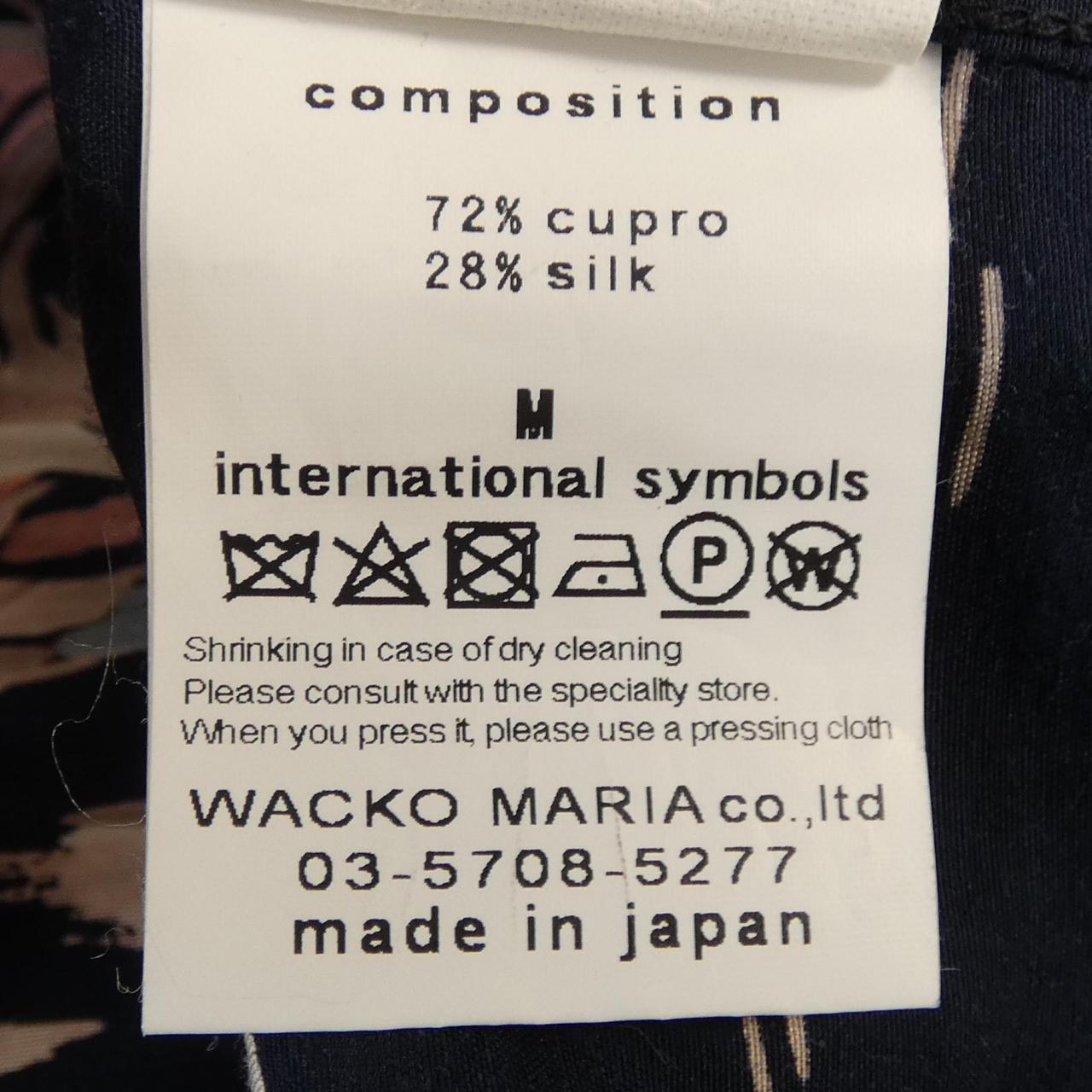 ワコマリア WACKO MARIA STUDIOS S／Sシャツ