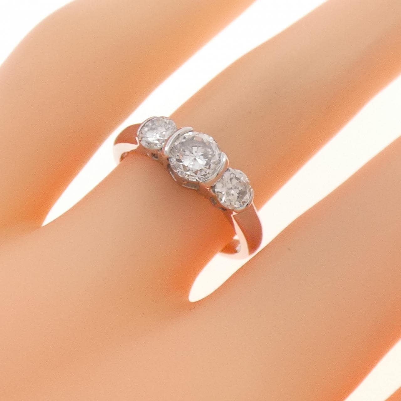 PT900 ダイヤモンド リング 1.02CT