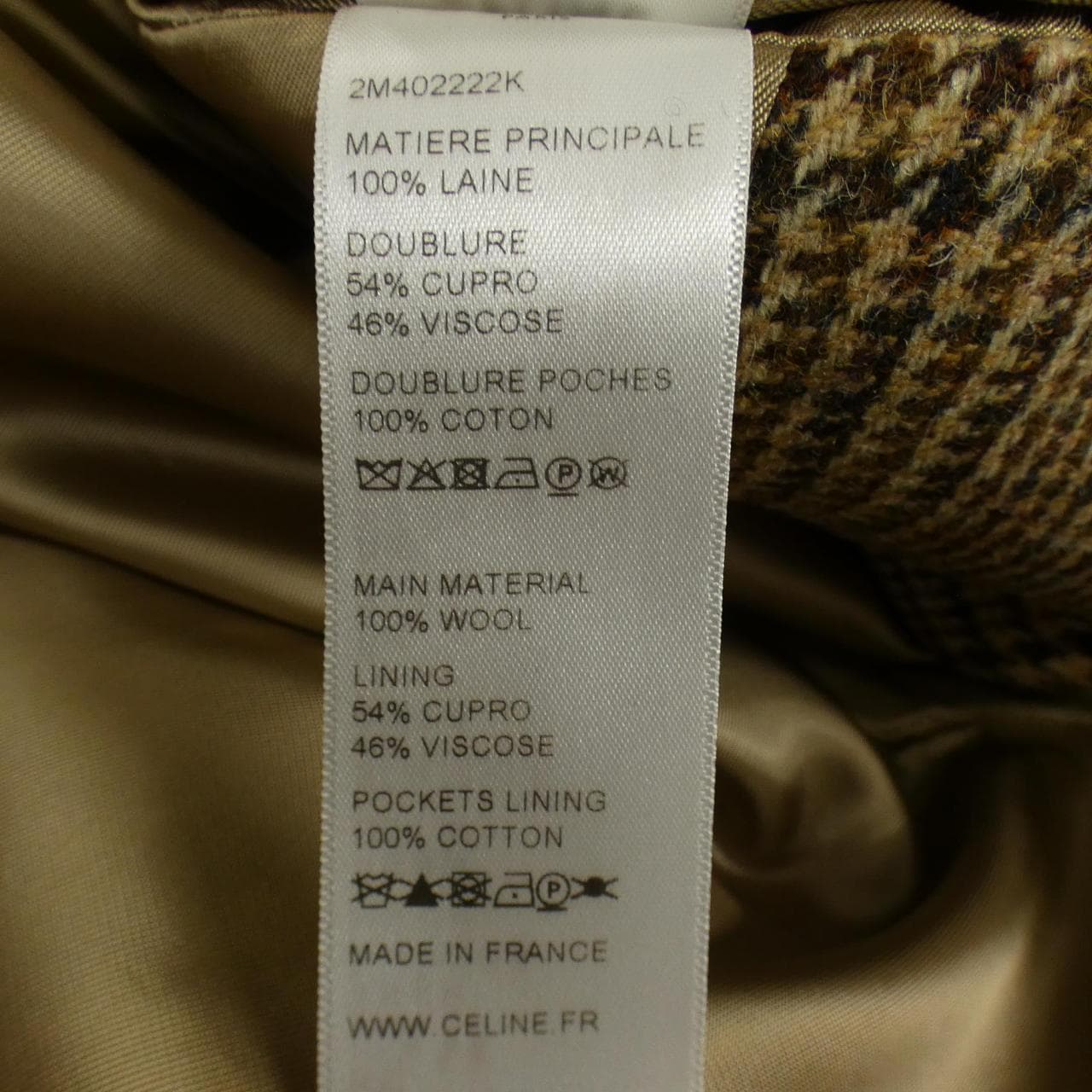 セリーヌ CELINE 2M402222K トレンチコート