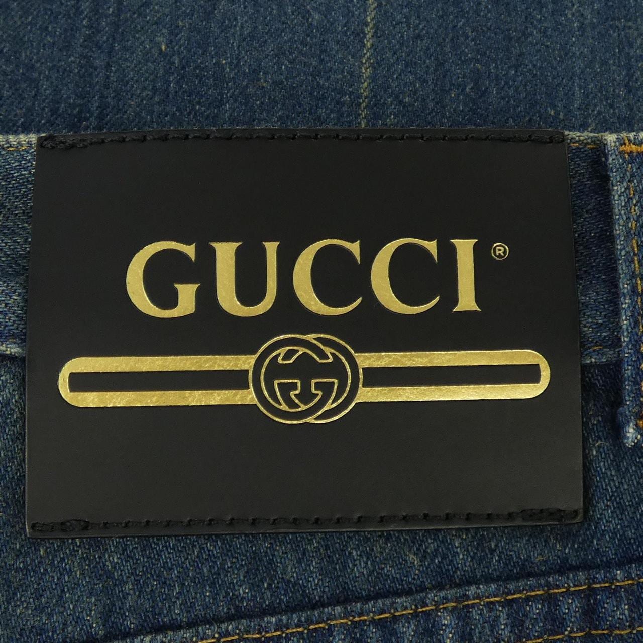 グッチ GUCCI ストレートレッグ デニムパンツ 666799 XDBQT ジーンズ