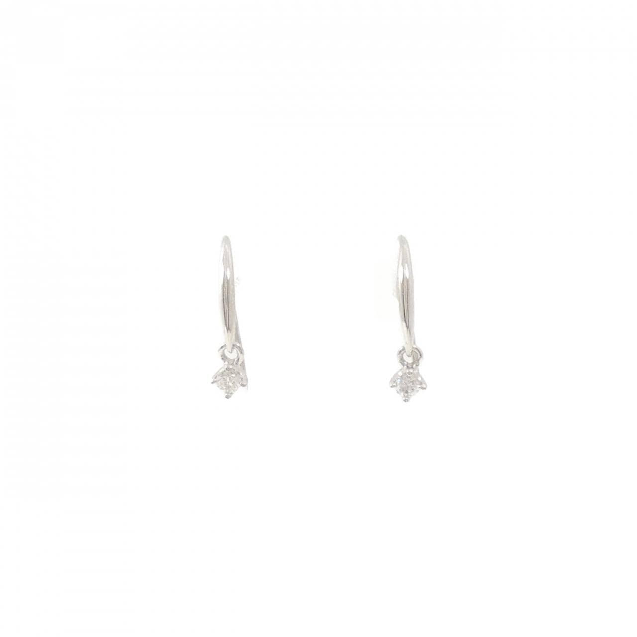 タサキ ダイヤモンド ピアス 0.06CT