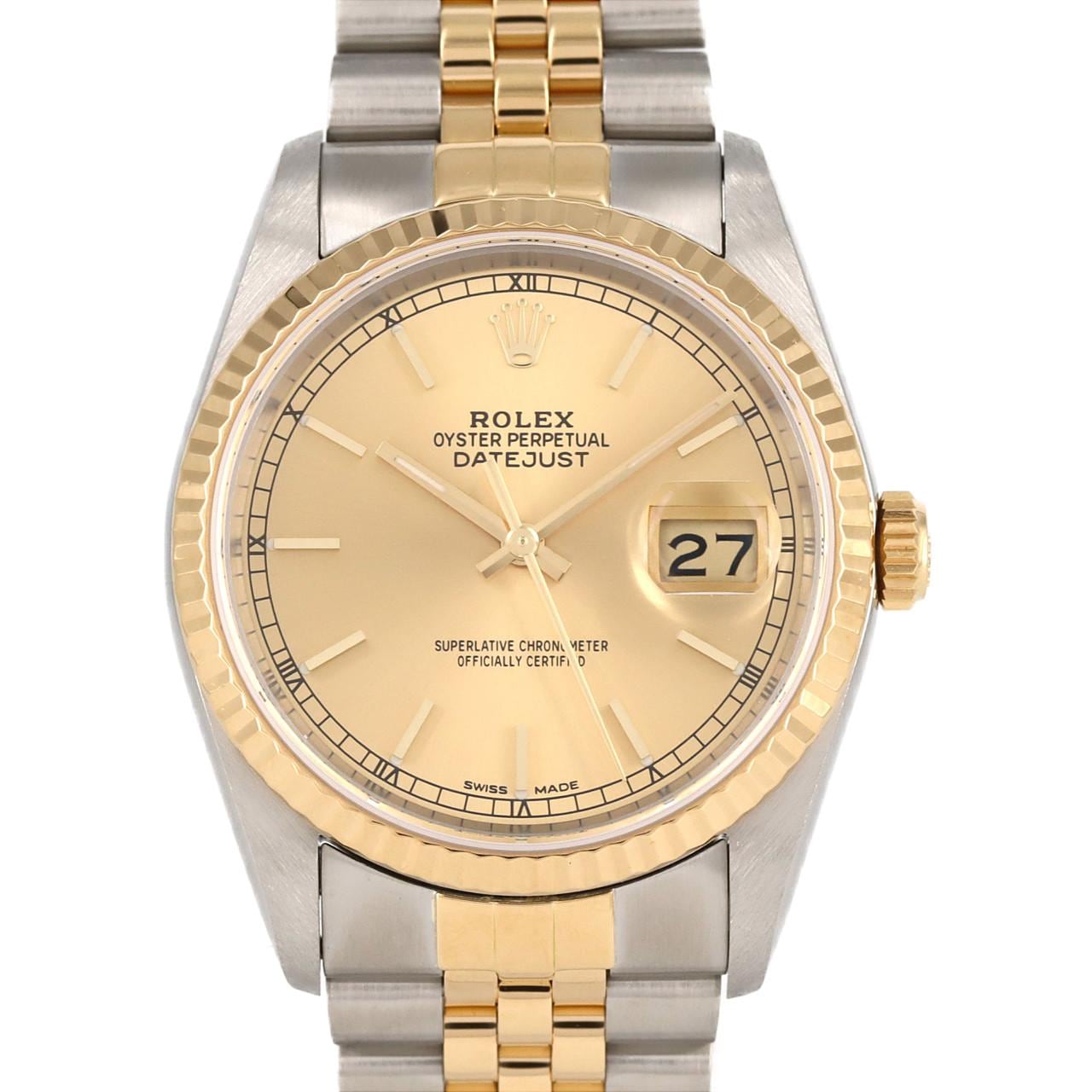 ROLEX Datejust 16233 SSxYG自动上弦L 编号