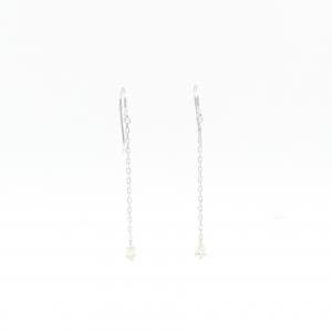 K18WG ダイヤモンド ピアス 0.20CT