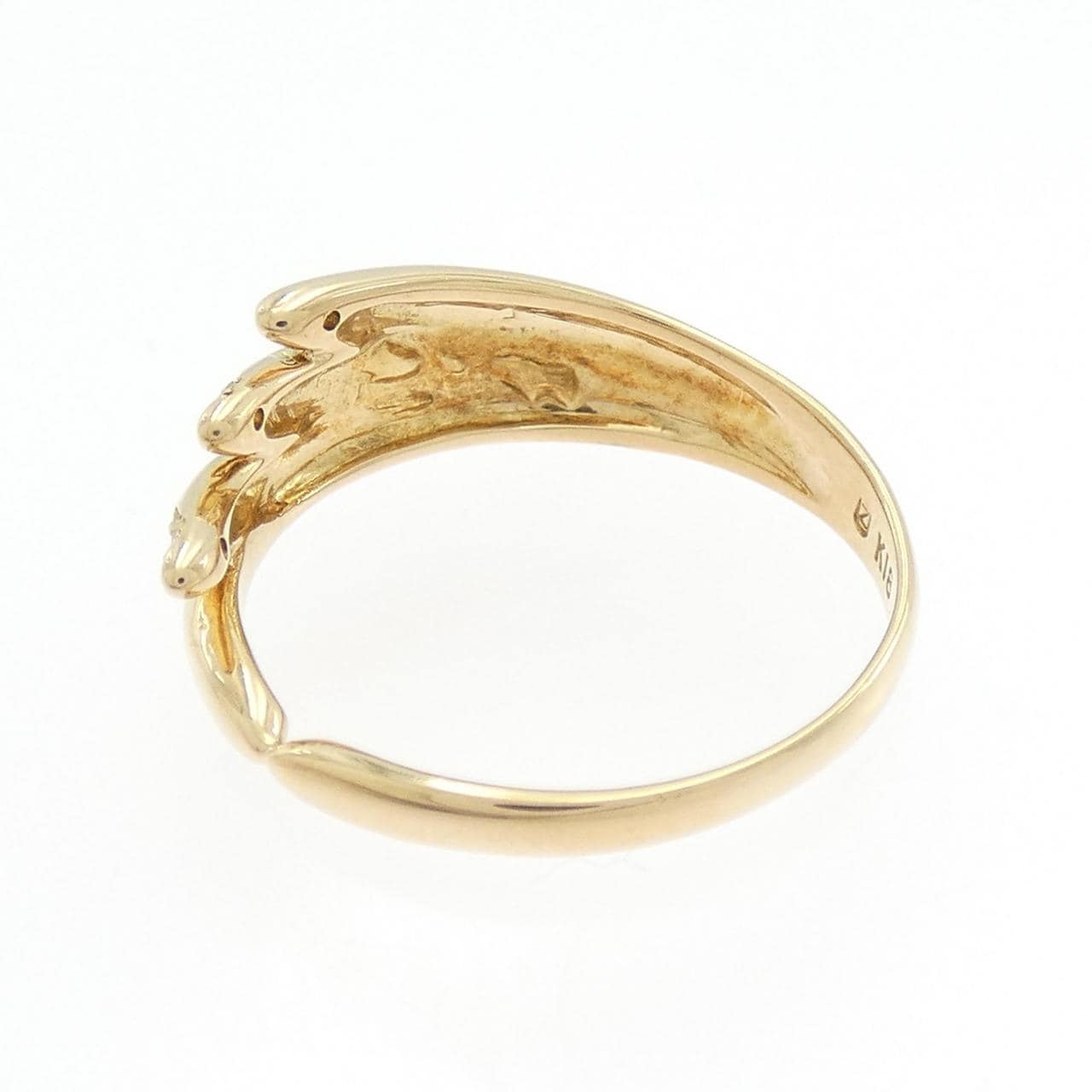 K18YG ダイヤモンド リング 0.03CT