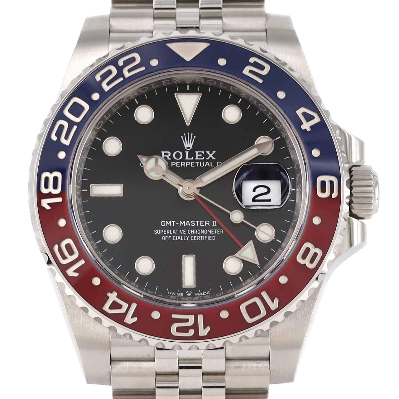 ロレックス GMTマスターⅡ 126710BLRO･5 SS 自動巻 ランダム番