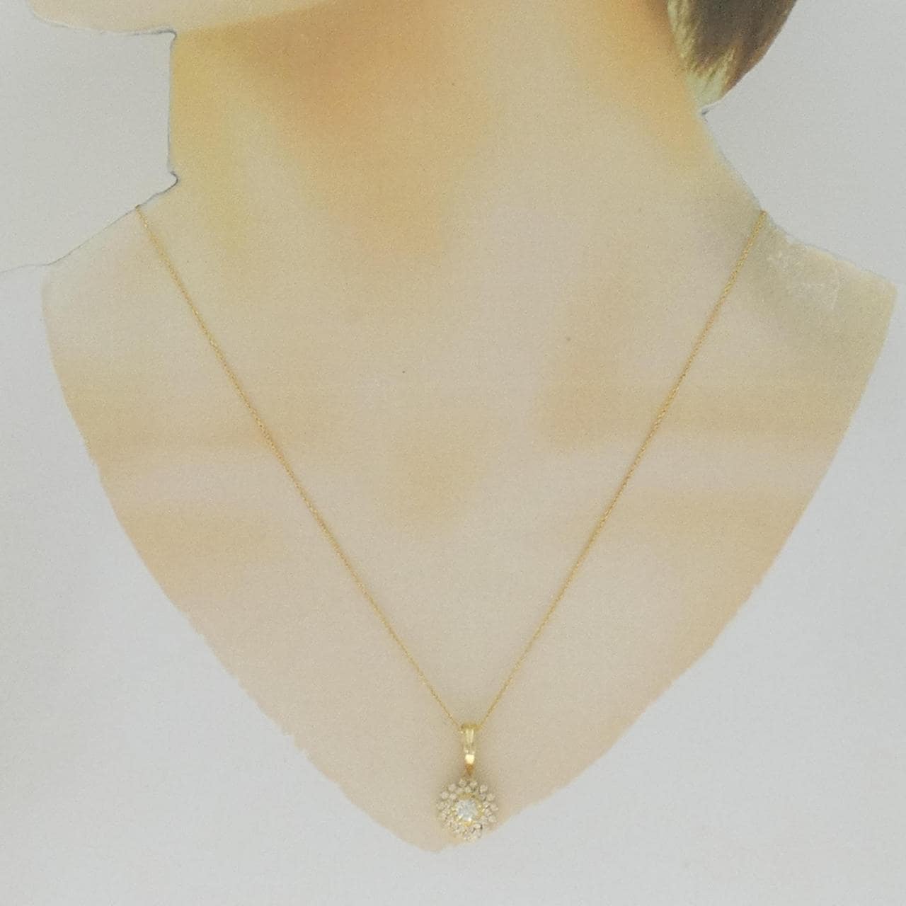 K18YG ダイヤモンド ネックレス 0.65CT
