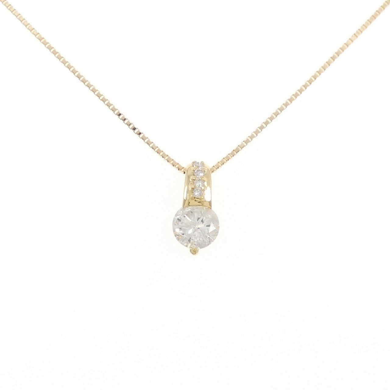 K18YG ダイヤモンド ネックレス 0.83CT