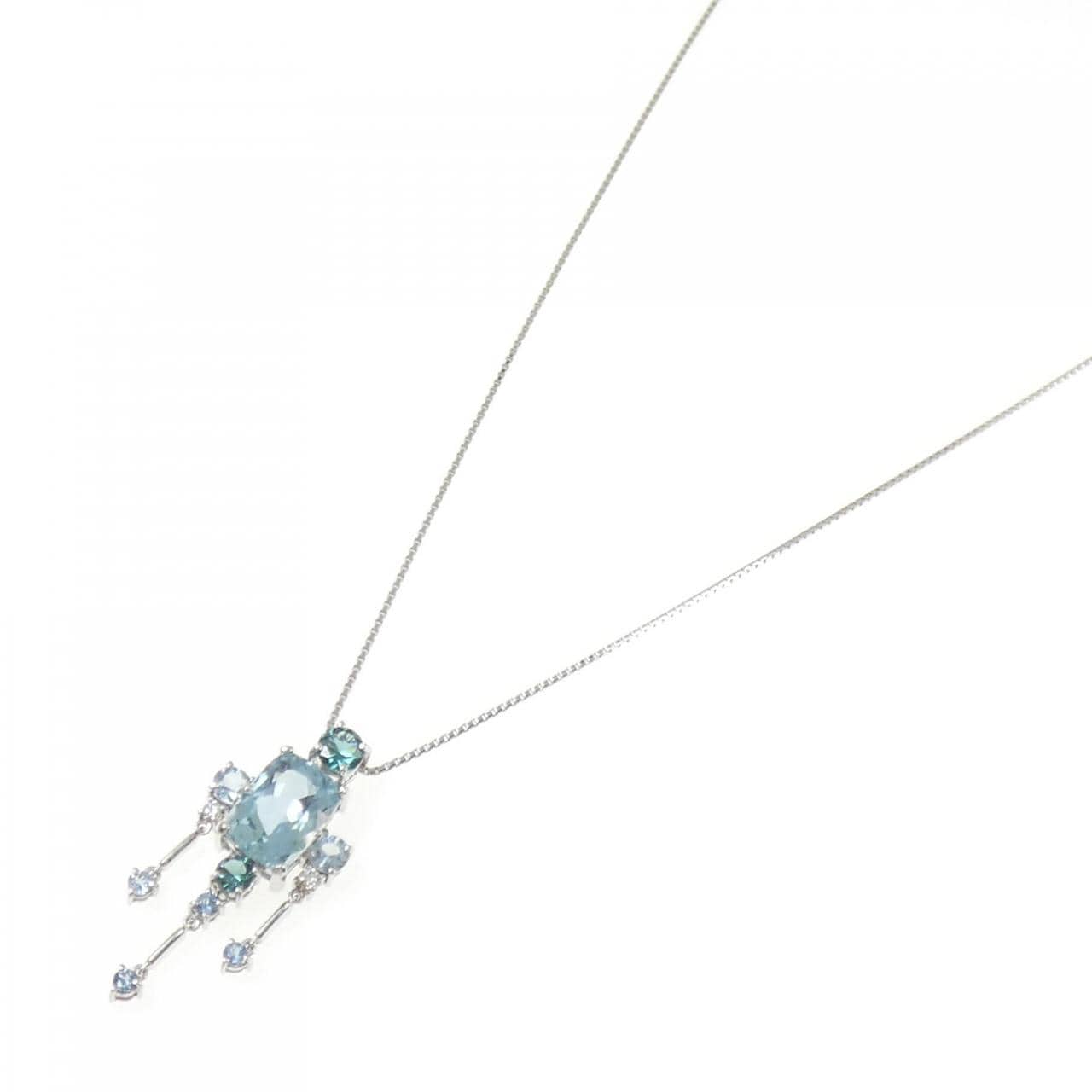 PT900/PT850 カラーストーン ネックレス