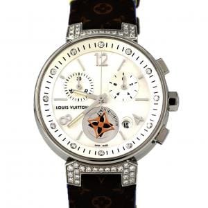 ルイヴィトン タンブールムーンスタークロノ･12P･ラグD Q8H00 SS クォーツ