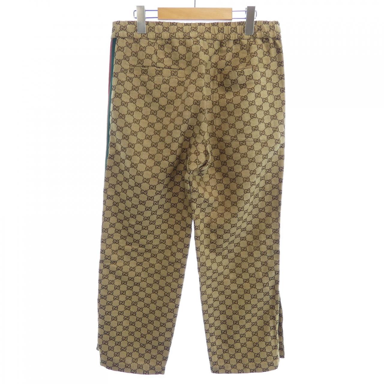 グッチ GUCCI GGリネンブレンドキャンバスジョギングパンツ 791596 ZAM7G パンツ