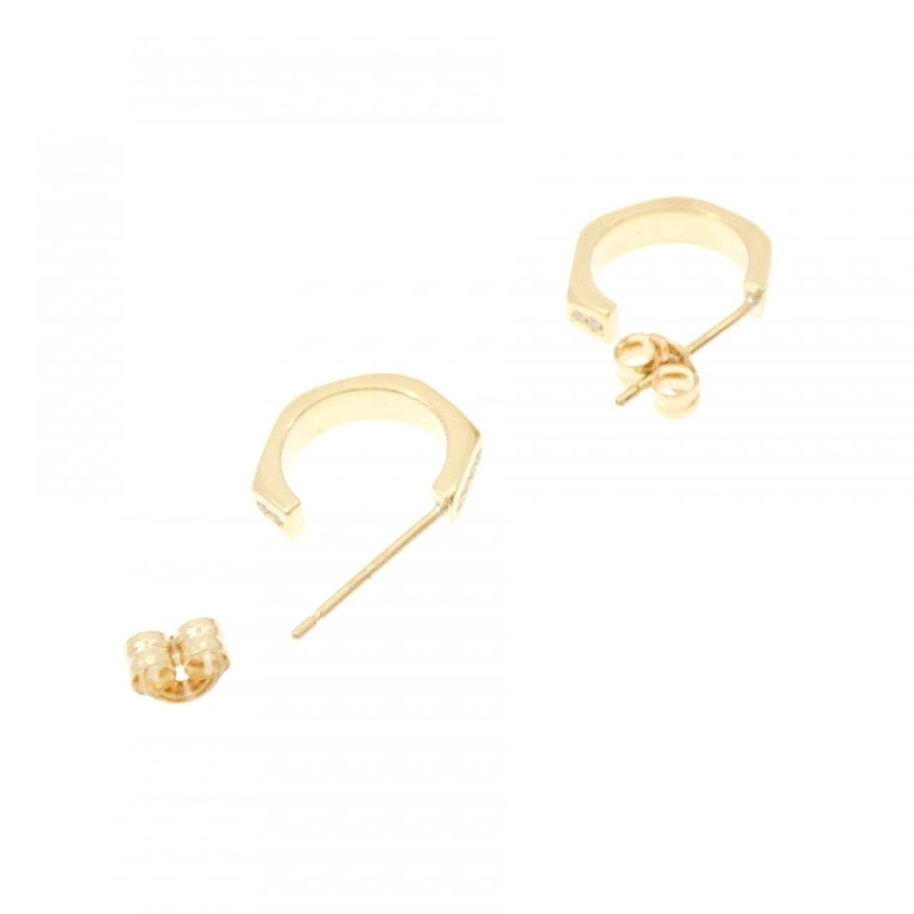 アーカー ルーシュファセット ピアス 0.08CT