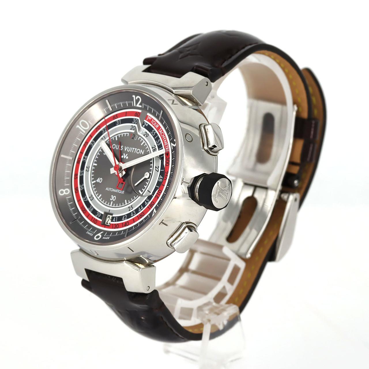 【ノーメンテナンス還元価格】ルイヴィトン タンブールクロノヴォワイヤージュⅡ LIMITED Q102C SS 自動巻