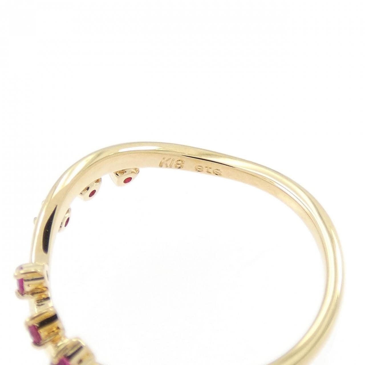 エテ ルビー ピンキーリング