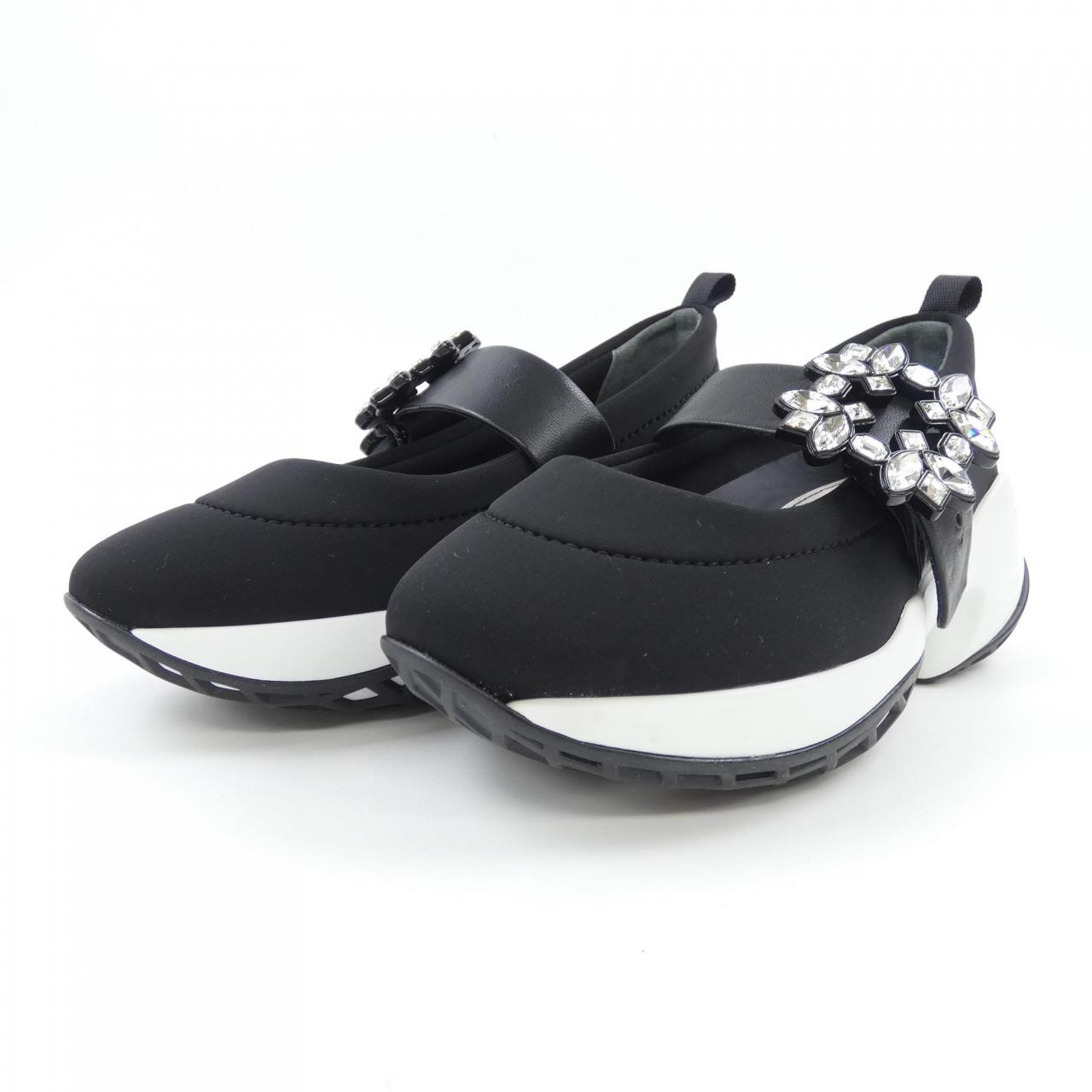 ロジェヴィヴィエ ROGER VIVIER ストラスバックル ヴィヴィ ラン バレリーナ スニーカー