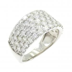 PT900 パヴェ ダイヤモンド リング 2.00CT