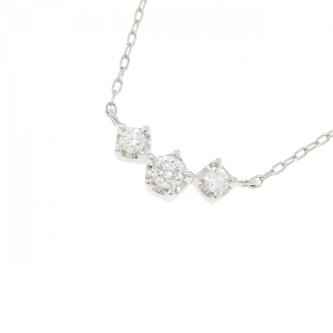 PT900/PT850 ダイヤモンド ネックレス 0.20CT