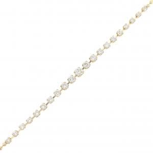 K18YG ダイヤモンド ブレスレット 1.00CT