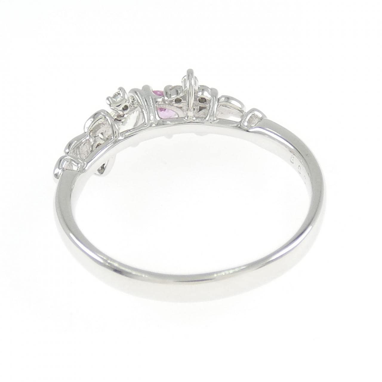 K18WG sapphire ring